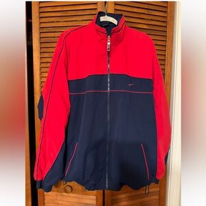 Men's Red and Blue Nike Jacket